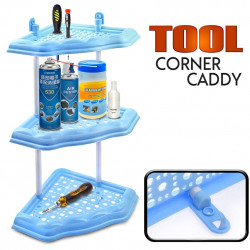 Πρακτική Γωνιακή Ραφιέρα Μπλε