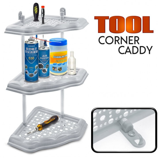 Πρακτική Γωνιακή Ραφιέρα Λευκή