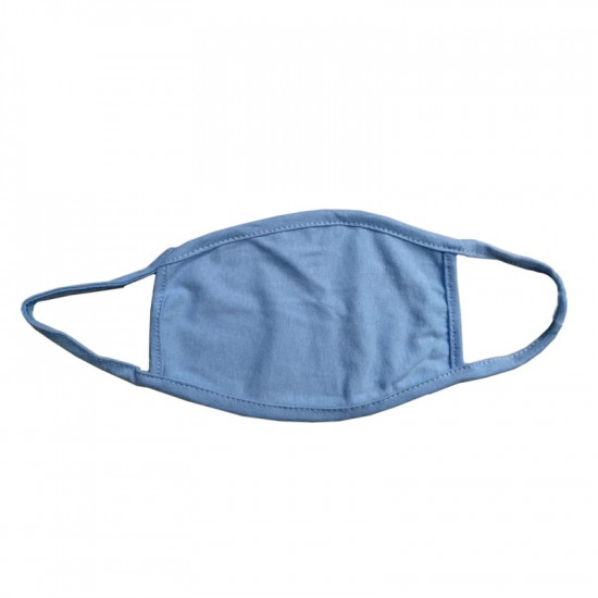 Πλενόμενη Μάσκα Διπλής Ύφανσης Γαλάζια