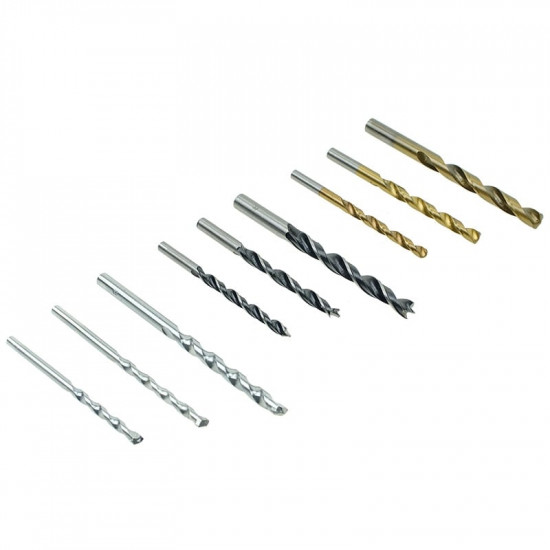 Σετ Τρυπάνια Μπετόν-Μέταλλο-Ξύλο (9 τμχ.)