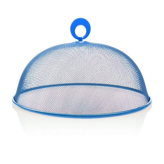 Διάτρητη Καμπάνα Τροφίμων Μεταλλική Μπλε