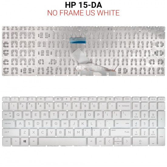 Πληκτρολόγιο HP 15-DA NO FRAME US WHITE