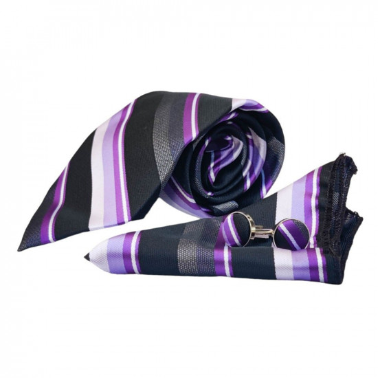 Σετ Γραβάτα με Ποσέτ Purple Sunset