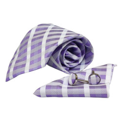 Σετ Γραβάτα με Ποσέτ Lilac Passion