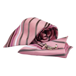 Σετ Γραβάτα με Ποσέτ Pink Cherry