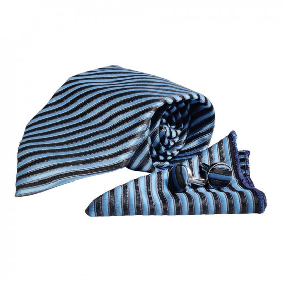 Σετ Γραβάτα με Ποσέτ Turquoise Pearl