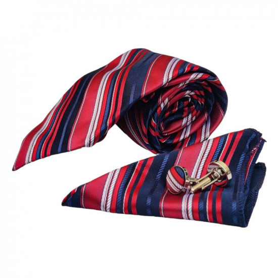 Σετ Γραβάτα με Ποσέτ Red Blues