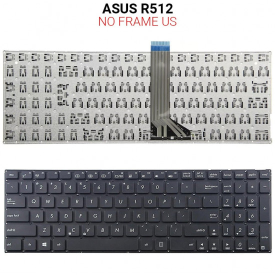 Πληκτρολόγιο ASUS R512 NO FRAME US