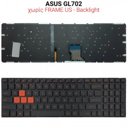 Πληκτρολόγιο ASUS GL702 NO FRAME US + BACKLIGHT