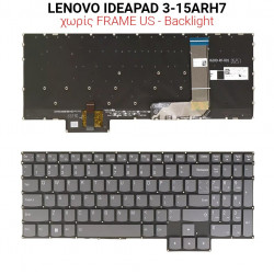 Πληκτρολόγιο LENOVO IDEAPAD 3-15ARH7 NO FRAME US + BACKLIGHT