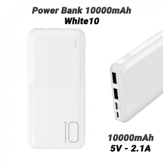 Power Bank 10000mAh White10