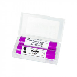 Mπαταρίες 18650 li-ion 2000mAh 25A (2 τμχ)