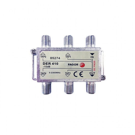 Fagor Tap-off 10dB 4 εξόδων DER 410