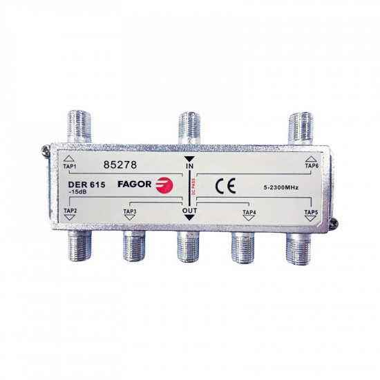 Fagor Tap-off 15dB 6 εξόδων DER 615