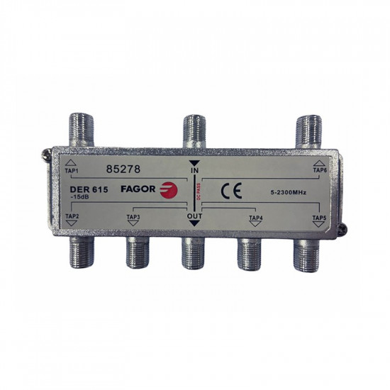 Fagor Tap-off 15dB 6 εξόδων DER 615