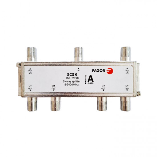 Fagor διακλαδωτής splitter 6-way SCS 6 5-2400MHz