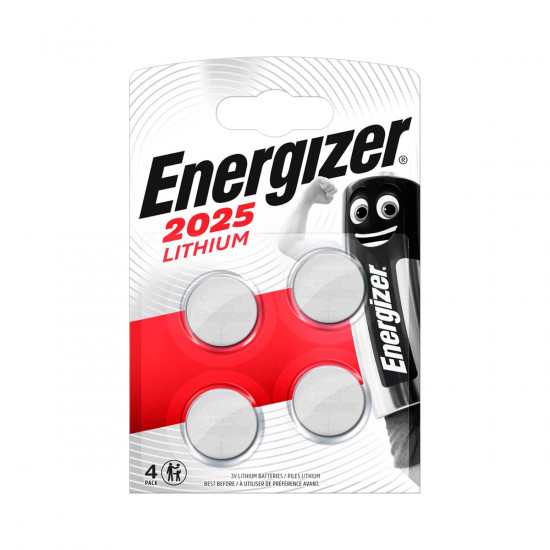 Energizer μπαταρίες CR2025 λιθίου (4 τμχ)