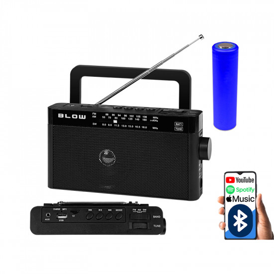 Αναλογικό φορητό ραδιόφωνο AM/FM RA9 BLOW
