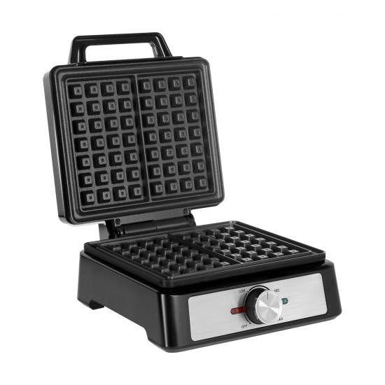 Βαφλιέρα 2 θέσεων 1600W inox με ρύθμιση ισχύς Teesa