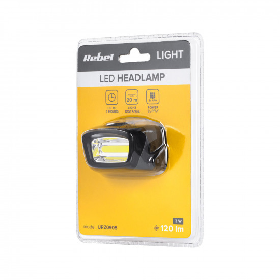 Φακός Κεφαλής 3W COB LED