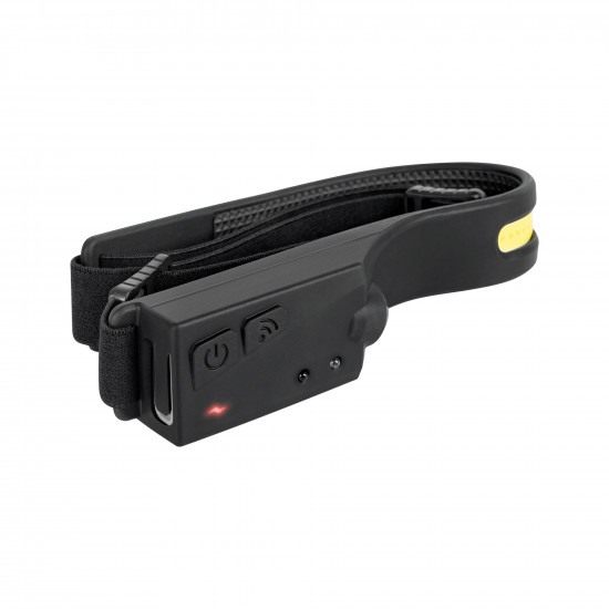 Φακός κεφαλής με μπαταρία 3W LED+5W COB Rebel