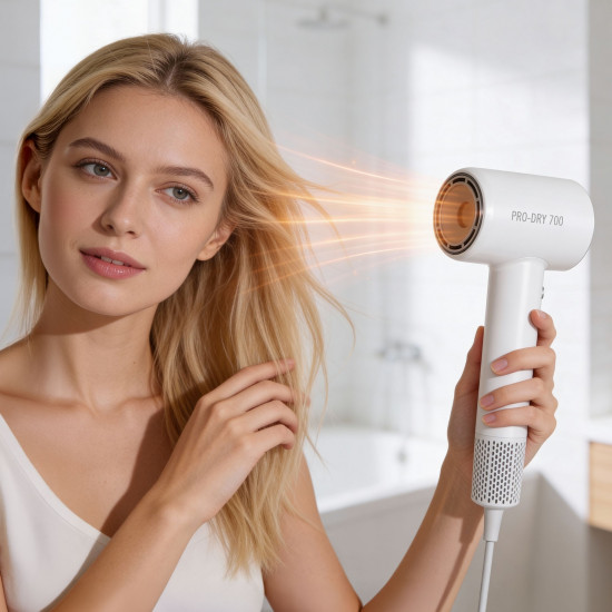 Πιστολάκι μαλλιών TEESA PRO DRY 700 λευκό