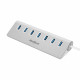 Hub 7 Θυρών USB 3.0 με σύνδεση USB-A Rebel