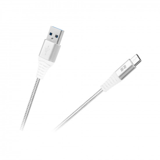 Καλώδιο USB A - USB C 1m Rebel λευκό