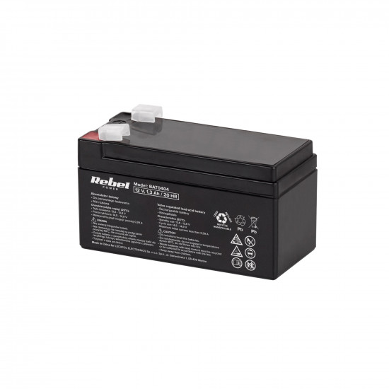 Μπαταρία Μολύβδου BAT0404 GEL 12V 1.3Ah 97x45x53mm