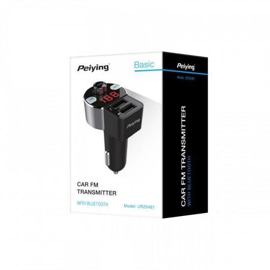 Πομπός FM με λειτουργία Bluetooth (2 υποδοχές USB)