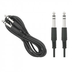 Καλώδιο 6.3mm - 6.3mm stereo 1m