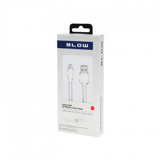 Καλώδιο USB - Lightning port (iPhone) 1m Λευκό
