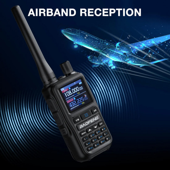 Πομποδέκτης Baofeng UHF/VHF 5W με Έγχρωμη Οθόνη UV-5R Mini