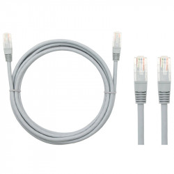 Patch cord UTP Cat5 1.5m Γκρι