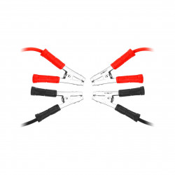 Καλώδια Jumper 600A 4m (κόκκινο + μαύρο) Rebel