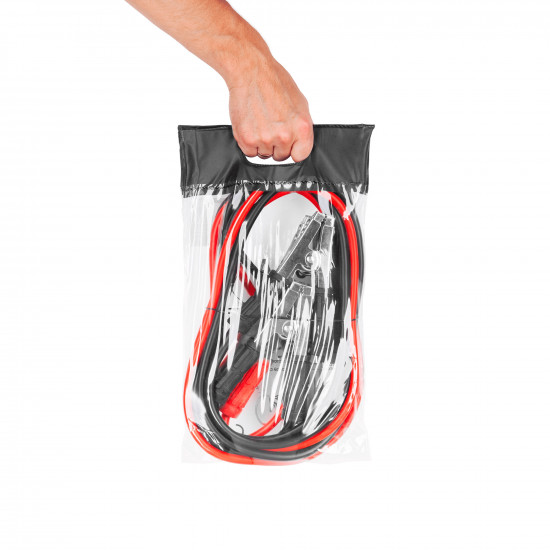 Καλώδια Jumper 600A 4m (κόκκινο + μαύρο) Rebel