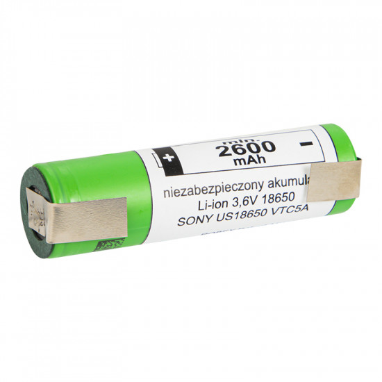 Μπαταρίες 18650 li-ion 2600 mAh (2 τμχ)