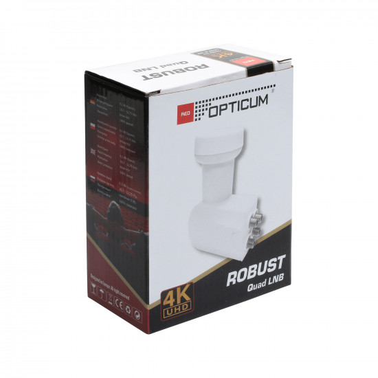 LNB OPTICUM QUAD RED ROBUST 0,1 db