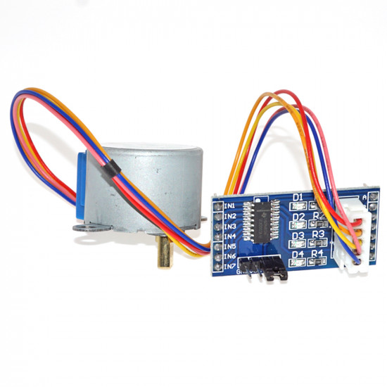 DC 5V βηματικός κινητήρας + πλακέτα