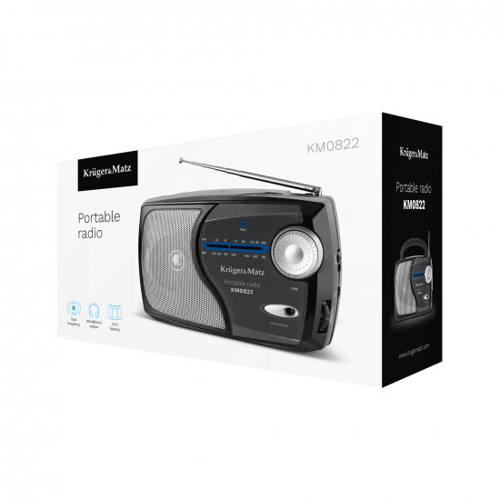 Φορητό αναλογικό ραδιόφωνο Kruger&Matz KM0822