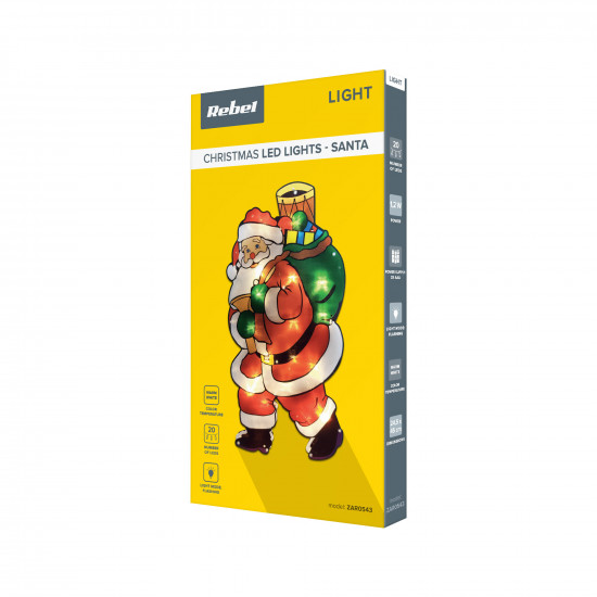 Χριστουγεννιάτικα LED Αγιος Βασίλης Rebel