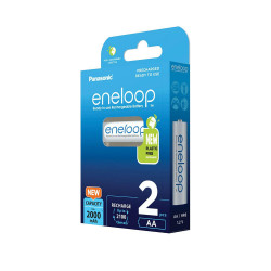 Panasonic Eneloop Επαναφορτιζόμενες Μπαταρίες AA Ni-MH 2000mAh 1.2V 2τμχ