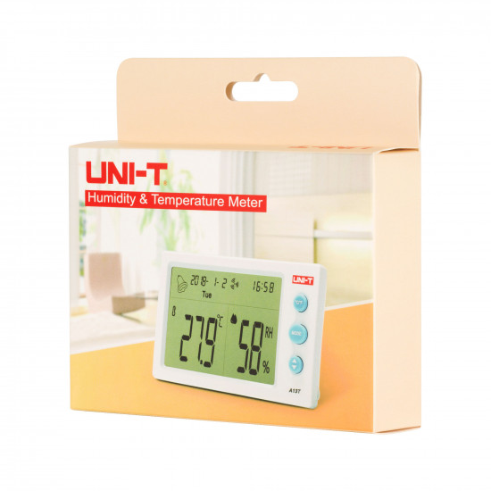 Μετεωρολογικός σταθμός επιτραπέζιος/επιτοίχιος εσωτερικού χώρου Uni-T A-13T