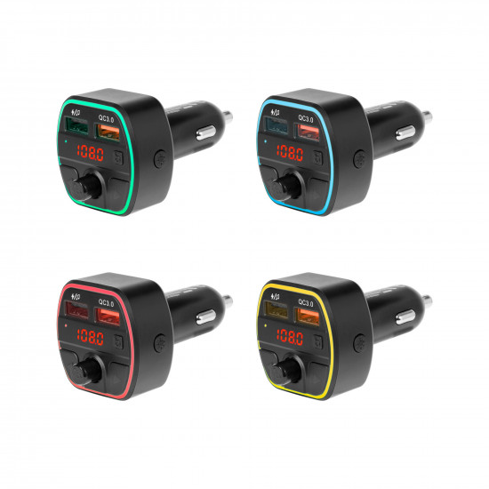 Πομπός αυτοκινήτου FM με λειτουργία bluetooth Peiying