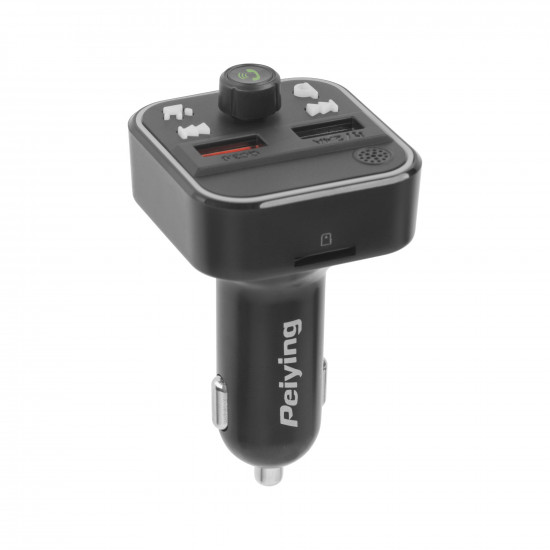 Πομπός αυτοκινήτου FM με λειτουργία bluetooth Peiying