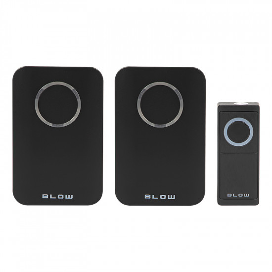 Ασύρματο Κουδούνι 2 προς 1 DPB-12 BLOW μαύρο