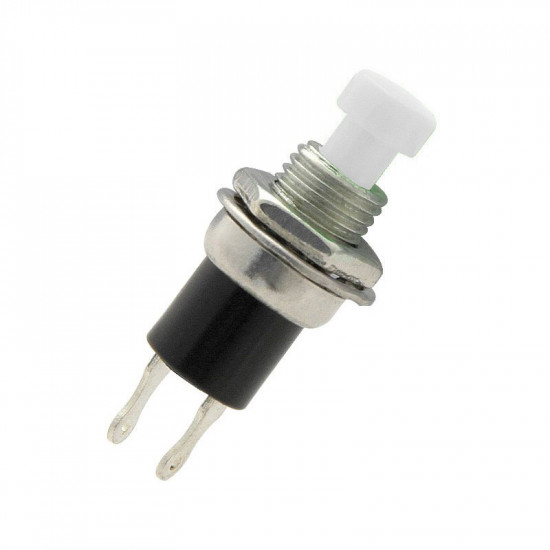 Μπουτόν Push OFF 1A 250V/125V 3A λευκό