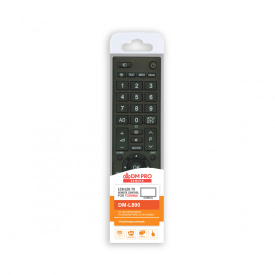 Universal τηλεχειριστήριο TV TOSHIBA