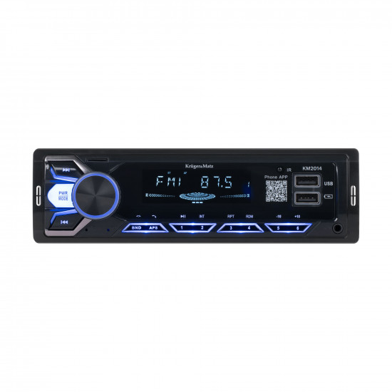 Ραδιόφωνο αυτοκινήτου 1DIN Kruger&Matz KM2014 (Bluetooth/USB/AUX)