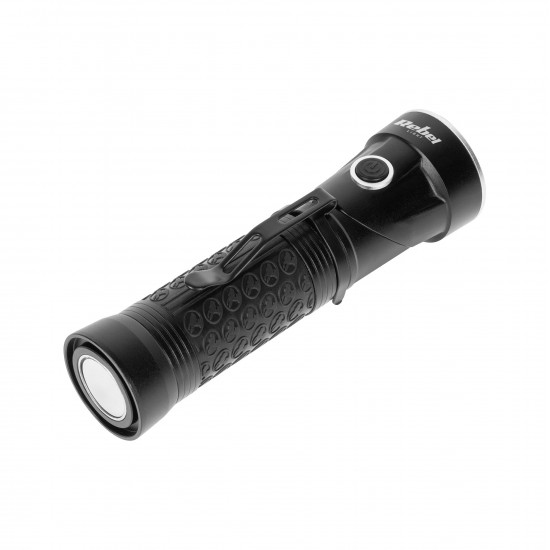 Φακός LED με κινητή κεφαλή 6.5W + 3.5W IPX5 Rebel